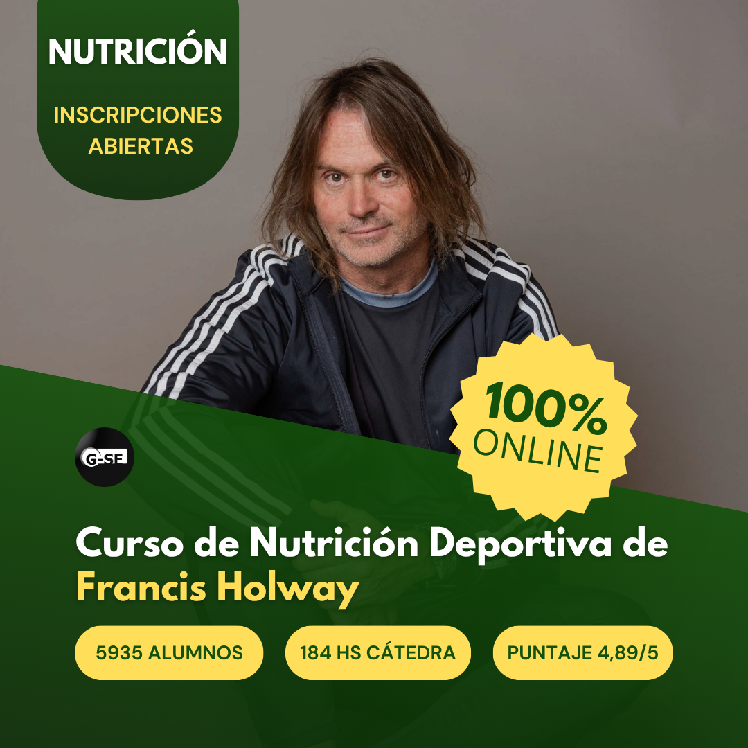 Curso de Nutrición Deportiva de Francis Holway